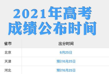 26地公布高考出分时间 集中于6月23日-26日