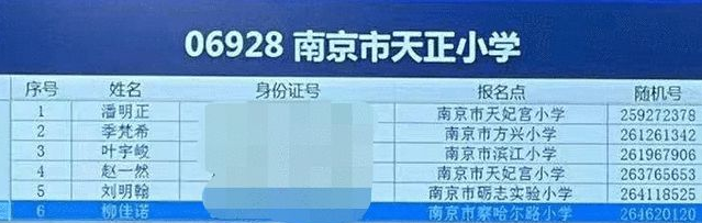 2021南京小升初摇号结果查询公布 2021南京小升初摇号结果查询汇总(图9)