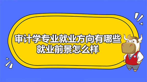 审计学专业就业前景怎么样 审计学专业就业方向及前景分析