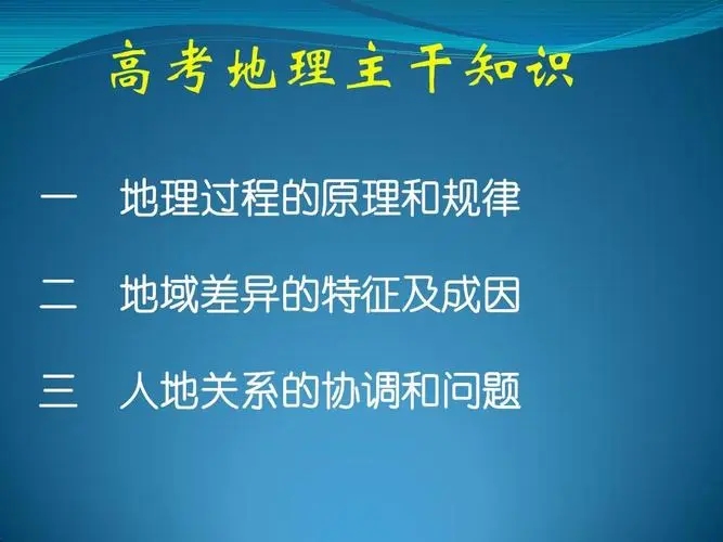 高考地理高频考点知识点总结 高考地理考点归纳